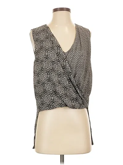 Pre-owned Bcbgmaxazria Sleeveless Blouse In Gray