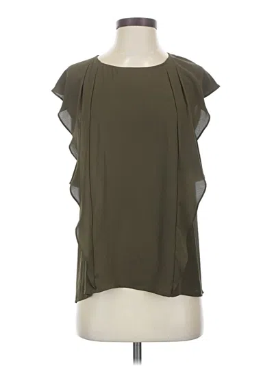 Pre-owned Bcbgmaxazria Sleeveless Blouse In Green