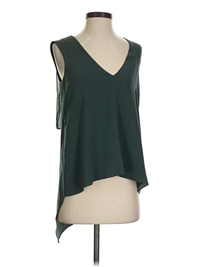 Pre-owned Bcbgmaxazria Sleeveless Blouse In Green
