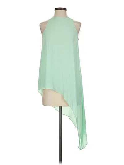 Pre-owned Bcbgmaxazria Sleeveless Blouse In Green