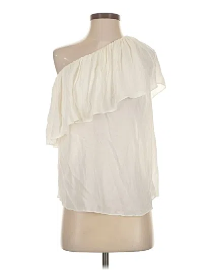 Pre-owned Bcbgmaxazria Sleeveless Blouse In Ivory