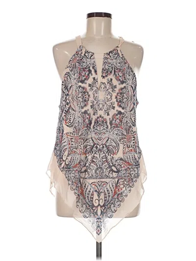 Pre-owned Bcbgmaxazria Sleeveless Blouse In Ivory