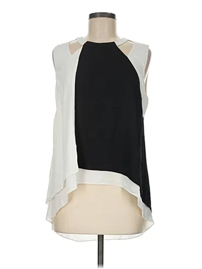Pre-owned Bcbgmaxazria Sleeveless Blouse In Ivory