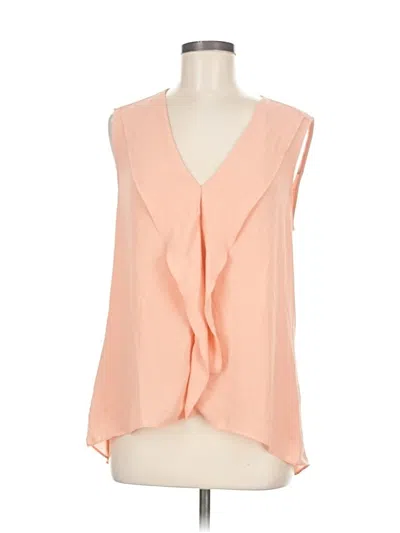 Pre-owned Bcbgmaxazria Sleeveless Blouse In Orange