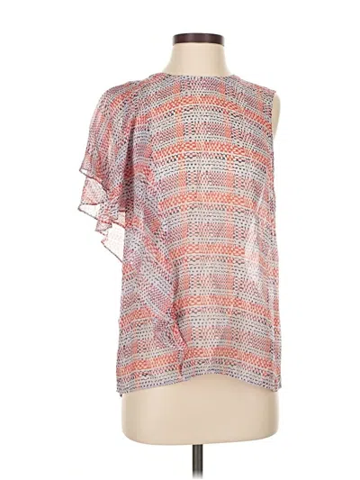 Pre-owned Bcbgmaxazria Sleeveless Blouse In Orange