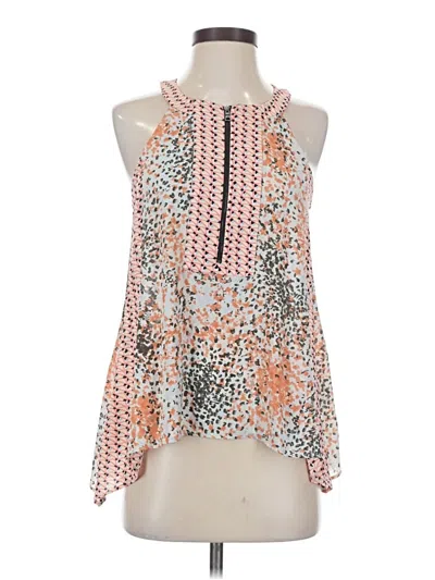 Pre-owned Bcbgmaxazria Sleeveless Blouse In Orange