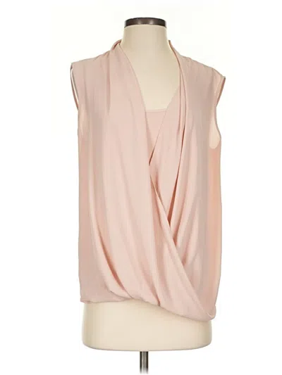 Pre-owned Bcbgmaxazria Sleeveless Blouse In Pink