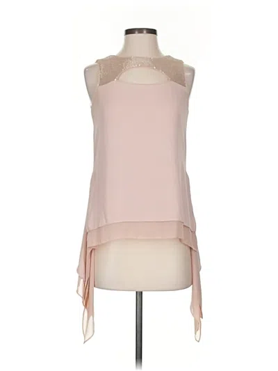 Pre-owned Bcbgmaxazria Sleeveless Blouse In Pink