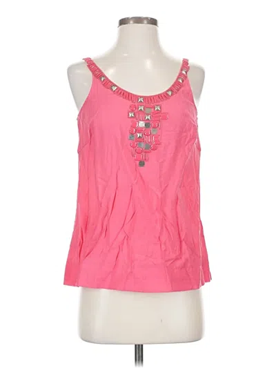 Pre-owned Bcbgmaxazria Sleeveless Blouse In Pink
