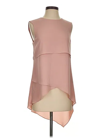 Pre-owned Bcbgmaxazria Sleeveless Blouse In Pink