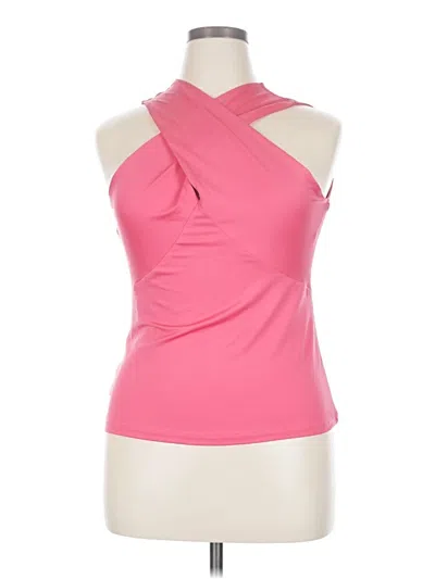 Pre-owned Bcbgmaxazria Sleeveless Blouse In Pink
