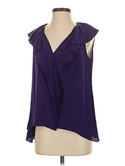 Pre-owned Bcbgmaxazria Sleeveless Blouse In Purple