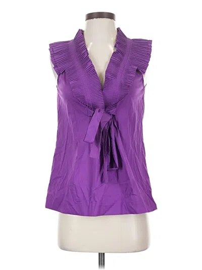 Pre-owned Bcbgmaxazria Sleeveless Blouse In Purple