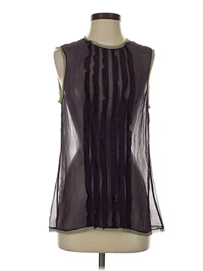 Pre-owned Bcbgmaxazria Sleeveless Blouse In Purple