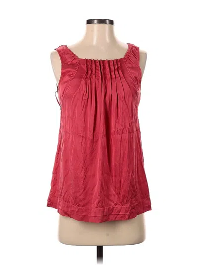 Pre-owned Bcbgmaxazria Sleeveless Blouse In Red