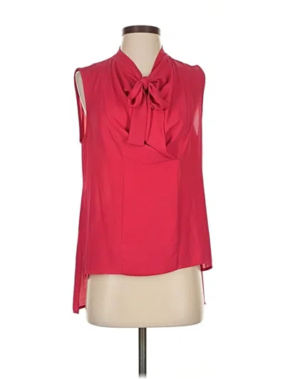 Pre-owned Bcbgmaxazria Sleeveless Blouse In Red