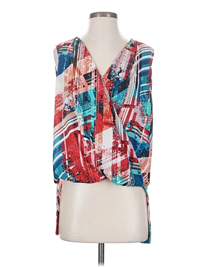 Pre-owned Bcbgmaxazria Sleeveless Blouse In Red