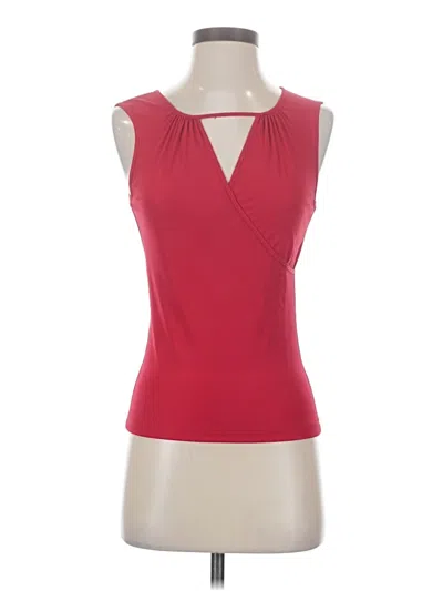 Pre-owned Bcbgmaxazria Sleeveless Blouse In Red