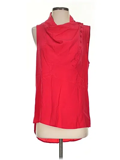 Pre-owned Bcbgmaxazria Sleeveless Blouse In Red