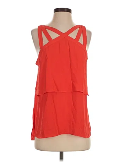 Pre-owned Bcbgmaxazria Sleeveless Blouse In Red