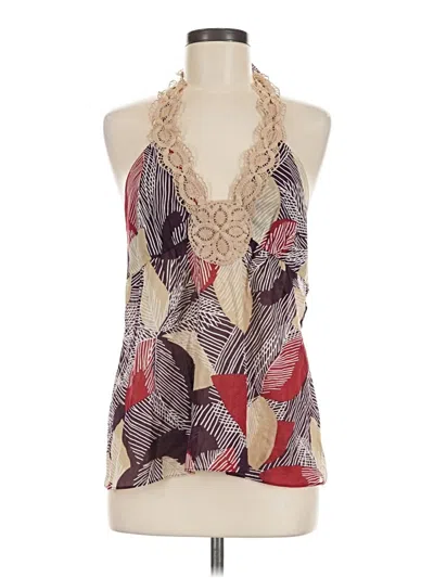Pre-owned Bcbgmaxazria Sleeveless Blouse In Red