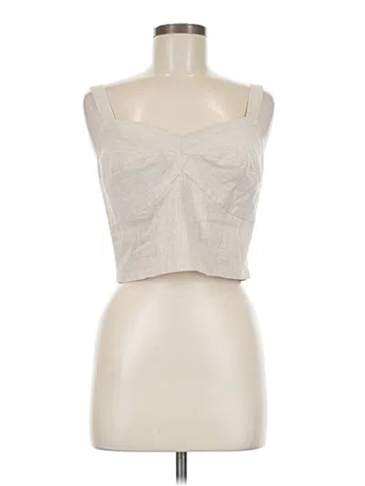 Pre-owned Bcbgmaxazria Sleeveless Blouse In Silver