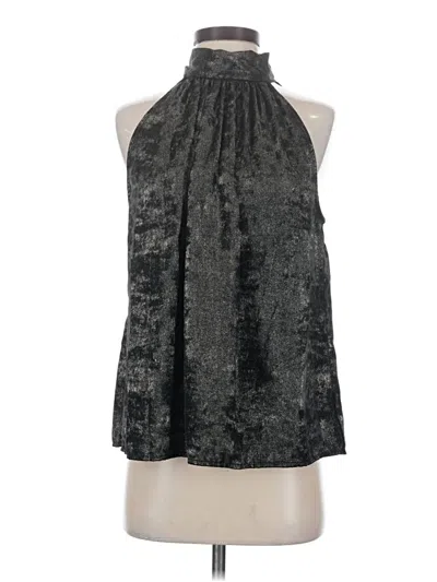 Pre-owned Bcbgmaxazria Sleeveless Blouse In Silver