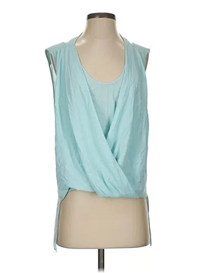 Pre-owned Bcbgmaxazria Sleeveless Blouse In Teal
