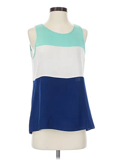 Pre-owned Bcbgmaxazria Sleeveless Blouse In Teal