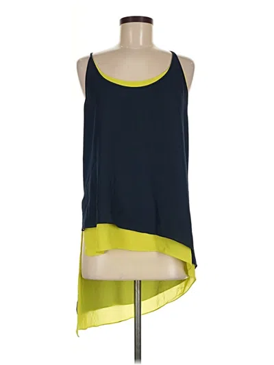 Pre-owned Bcbgmaxazria Sleeveless Blouse In Yellow