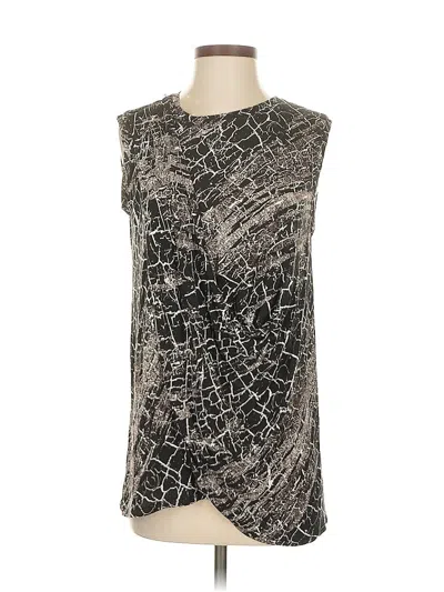 Pre-owned Bcbgmaxazria Sleeveless T-shirt In Black