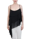 Bcbgmaxazria Sleeveless Tiered Blouse In Black