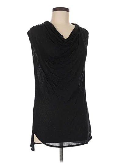 Pre-owned Bcbgmaxazria Sleeveless Top Black Cowl Neck Tops