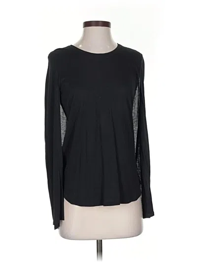 Pre-owned Bcbgmaxazria Sleeveless Top Black Crew Neck Tops