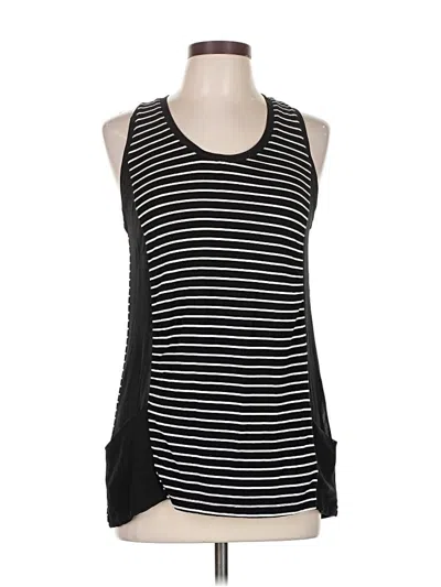 Pre-owned Bcbgmaxazria Sleeveless Top Black Halter Neckline Tops