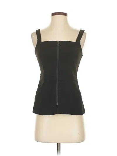 Pre-owned Bcbgmaxazria Sleeveless Top Black Strapless Neckline Tops