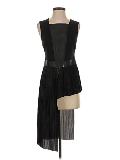 Pre-owned Bcbgmaxazria Sleeveless Top Black Strapless Neckline Tops