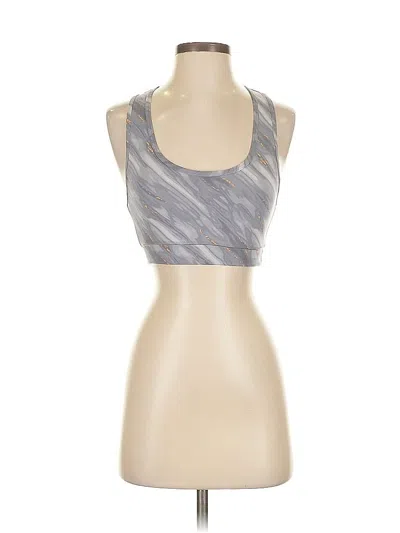 Pre-owned Bcbgmaxazria Sleeveless Top Gray Halter Neckline Tops