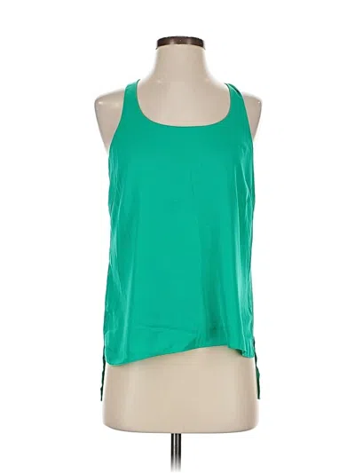 Pre-owned Bcbgmaxazria Sleeveless Top Green Halter Neckline Tops