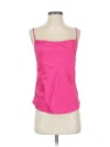 Bcbgmaxazria Sleeveless Top Pink Strapless Neckline Tops In Pink
