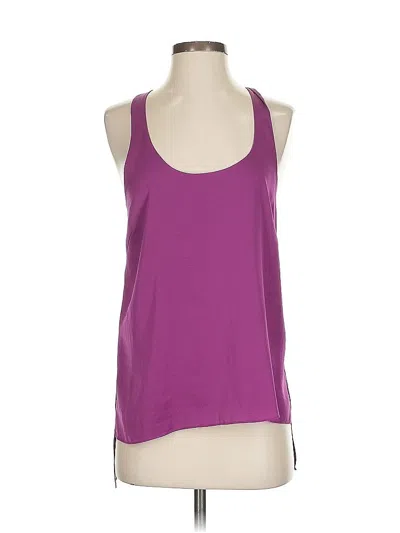 Pre-owned Bcbgmaxazria Sleeveless Top Purple Halter Neckline Tops