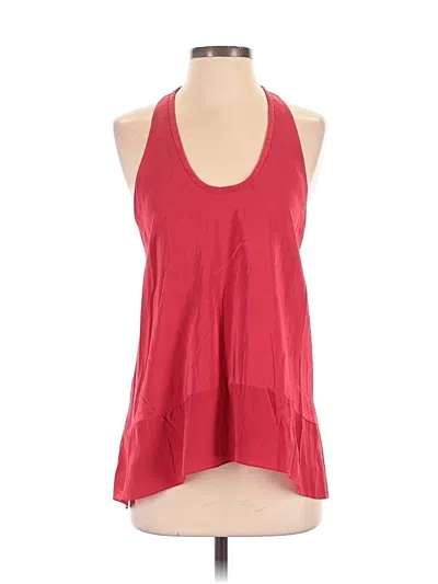 Pre-owned Bcbgmaxazria Sleeveless Top Red Halter Neckline Tops