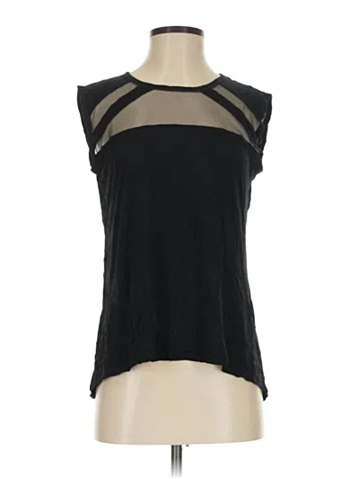 Pre-owned Bcbgmaxazria Sleeveless T-shirt In Black