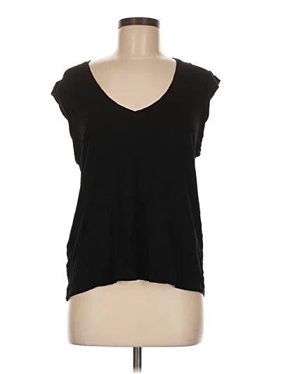 Pre-owned Bcbgmaxazria Sleeveless T-shirt In Black