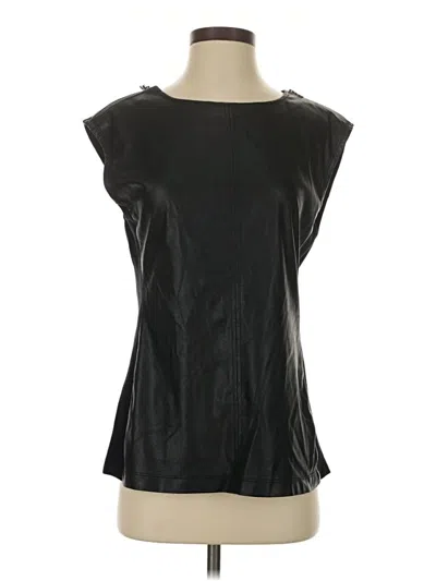 Pre-owned Bcbgmaxazria Sleeveless T-shirt In Black