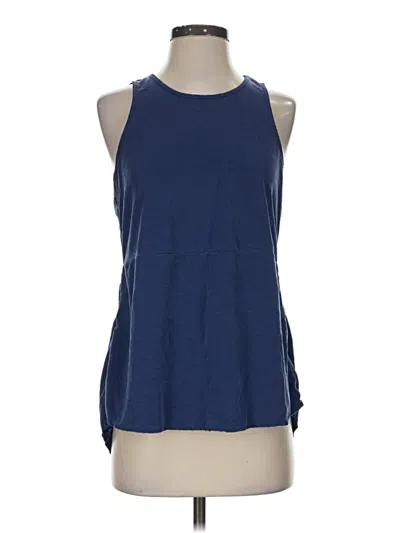 Pre-owned Bcbgmaxazria Sleeveless T-shirt In Blue