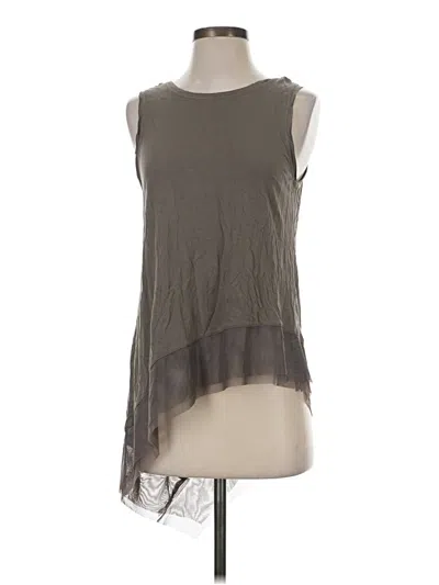 Pre-owned Bcbgmaxazria Sleeveless T-shirt In Gray