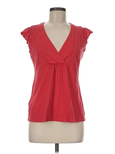 Pre-owned Bcbgmaxazria Sleeveless T-shirt In Red