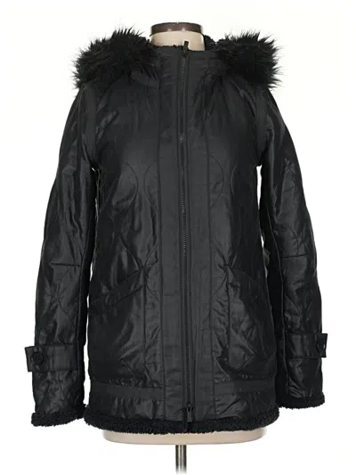 Pre-owned Bcbgmaxazria Snow Jacket In Black