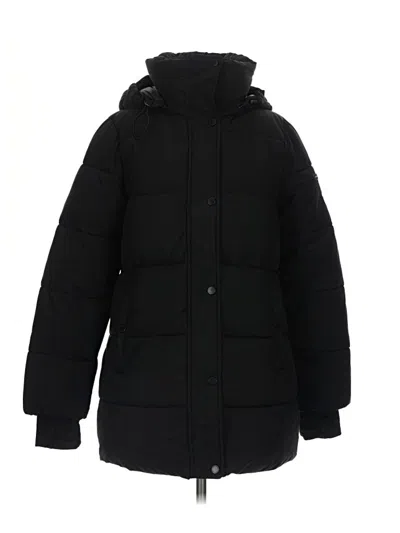 Pre-owned Bcbgmaxazria Snow Jacket In Black